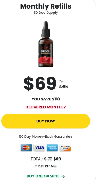 Sugar defender 1 Bottle