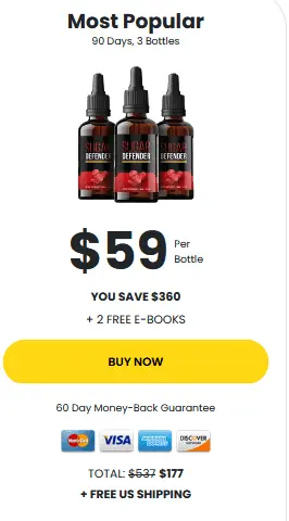 Suagar defender 3 Bottles